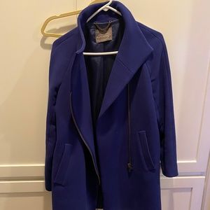J.Crew Stadium Coat Blue